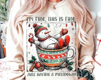 Grappig citaat schattige sneeuwpop kerst, grappige kerstsneeuwman, warme cacao, grappige winter, sarcastische kerst, Merry Xmas-ontwerp, png