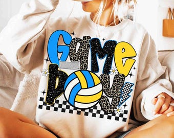 Volleyball Game Day PNG, Volleyball Glitter Png, Volleyball Vibes, Volleyball Mama Png, Volleyball Mom Png, Game Day, Sport Png