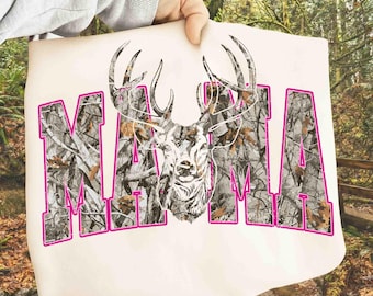Mama PNG, Camo Print Sublimation Design, Rustic Pink Outline Mama Letters PNG, Digital Download, Trendy Mom Shirt Design