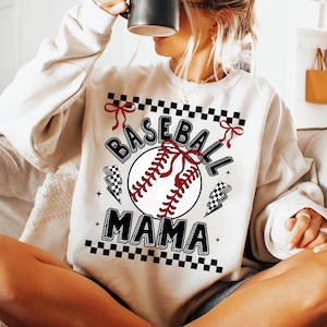 Retro baseball Mama Png Checkered, baseball Mama Png, baseball Coquette Bow Png, baseball Bow Png, Retro baseball Mama Png Sublimation