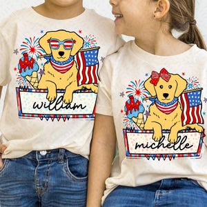 Nome personalizado para crianças de 4 de julho png, 4 de julho menino menina png, 4 de julho crianças png, crianças patrióticas png, laço coquete de 4 de julho png