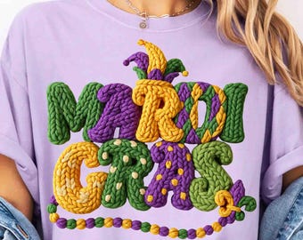 Gancho de cierre Mardi Gras, Mardi Gras Faux Yran Png, Mardi Gras Varsity Png, Luisiana Png, Fleur de lis Png, Camisa Mardi Gras png, Png de moda