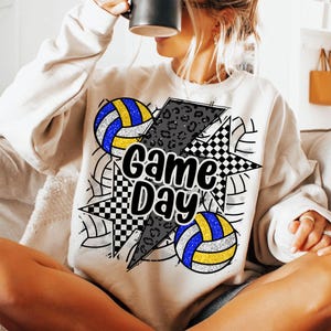 Volleyball Game Day PNG, Volleyball Glitter Png, Volleyball Vibes, Volleyball Mama Png, Volleyball Mom Png, Game Day, Sport Png