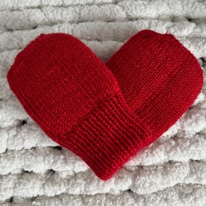 Baby Mitten Knit Pattern PDF