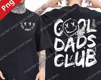 Cooler Dads Club PNG für Circut, lustiges Vatertagsdesign, Geburtstagsgeschenk für Papa digitaler Download, cooler Papa Humor Sublimationsdatei