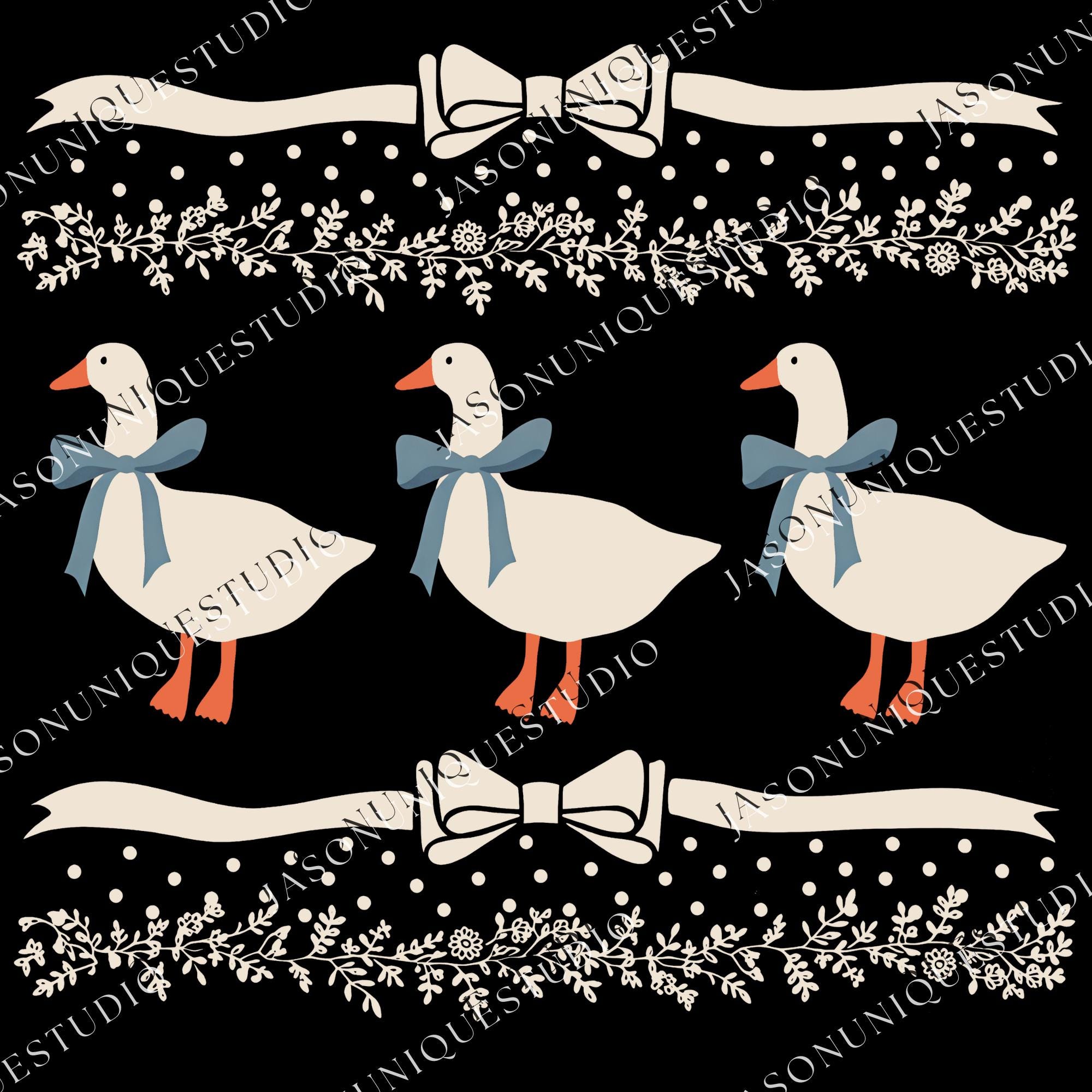 1980s Blue Ribbon Goose PNG, Vintage Cute Duck Design, Retro Animal ...