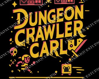 New Achievement Dungeon Crawler Carl Png, Gift for Reader, Fantasy Science Fiction Book Lover Donut Fan High Quality PNG, Bookish Png