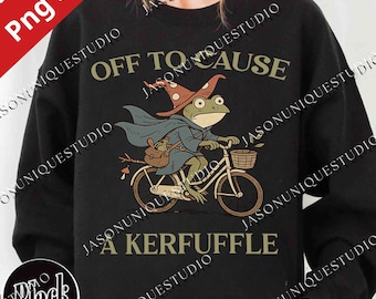 Aus, um einen Kerfuffle Frosch PNG SVG, lustiges Frosch Meme Design, sarkastische Zitat Grafik, Erwachsenen Humor Illustration, Frosch Witz Sublimationsdatei zu verursachen