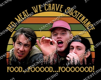 Rotes Fleisch Png, We Craven Sustenance Png, Essen Png, Twister Film Png, 90er Jahre Filme png, Lustiger Retro Film png