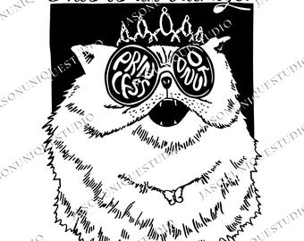 Princesa Donut y Mongo PNG, Carl de Dungeon Crawler inspirado PNG, Amante de los libros de fantasía PNG, Regalo para él, Regalo para ella