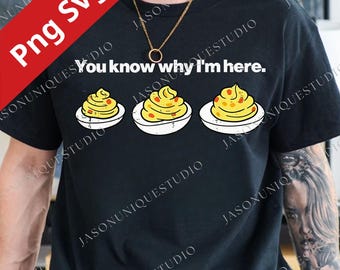 Deviled Eggs PNG, Funny Thanksgiving Digital File, Holiday Dinner Clipart, Turkey Day Humor Design, Thanksgiving Sublimation