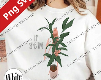 I'm Sensitive Marcus the Worm PNG Svg For Circut, Funny Meme Design, Brainrot Meme Art, Marcus the Worm Merch, Digital Download