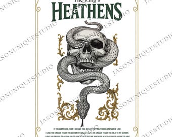 Heathens Legacy Of Gods png, Kiss The Villain png, Rina Kent Bookish png, Dark Romance png, Reader Spicy png, Bookish Merch