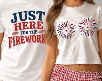 Just Here For The Feuerwerk PNG, USA Flagge, USA 4. Juli Clipart