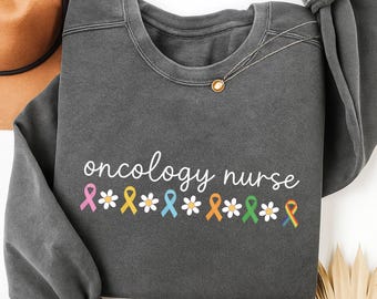 Onkologie Krankenschwester Shirt – Krebs Bewusstsein Band Daisy Tee, Onkologie Krankenschwester Geschenk, Onkologie Pflege Bekleidung