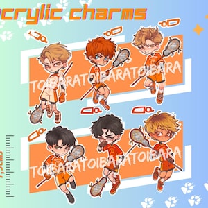 AFTG Acrylic Charms (All for the Game)