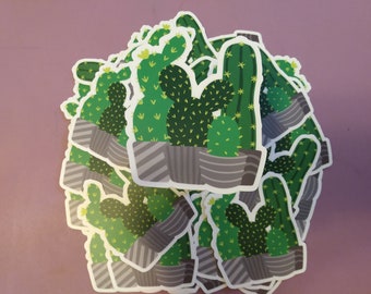 Cactus Party! Succulent Diecut Sticker