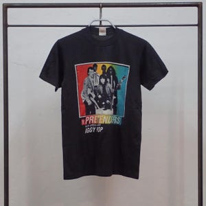 80s The Pretenders &quot;Get Close Tee&quot; VIntage Clothing Rock T-shirt