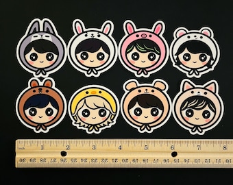 Stray Kids Chibi Stickers - Cute Kpop Waterproof Vinyl Decals