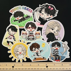 Stray Kids Vinyl Aufkleber Lustige Geschenke für Stray Kinder Fans Bang Chan Lee Wissen Changbin Hyunjin Han Jisung Felix Seungmin IN Stay OT8 SKZ