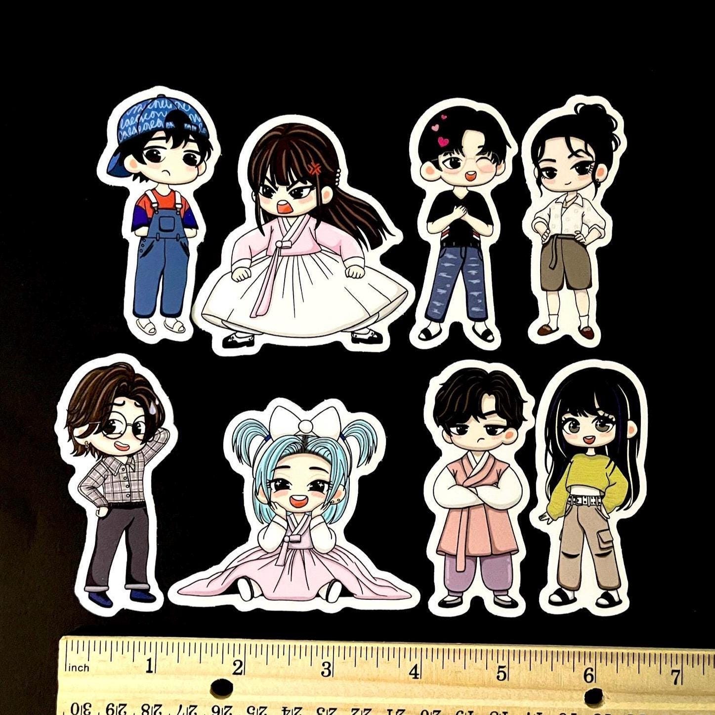 Stray Kids Family Vinyl Stickers SKZ Code Cute Gifts for Stray