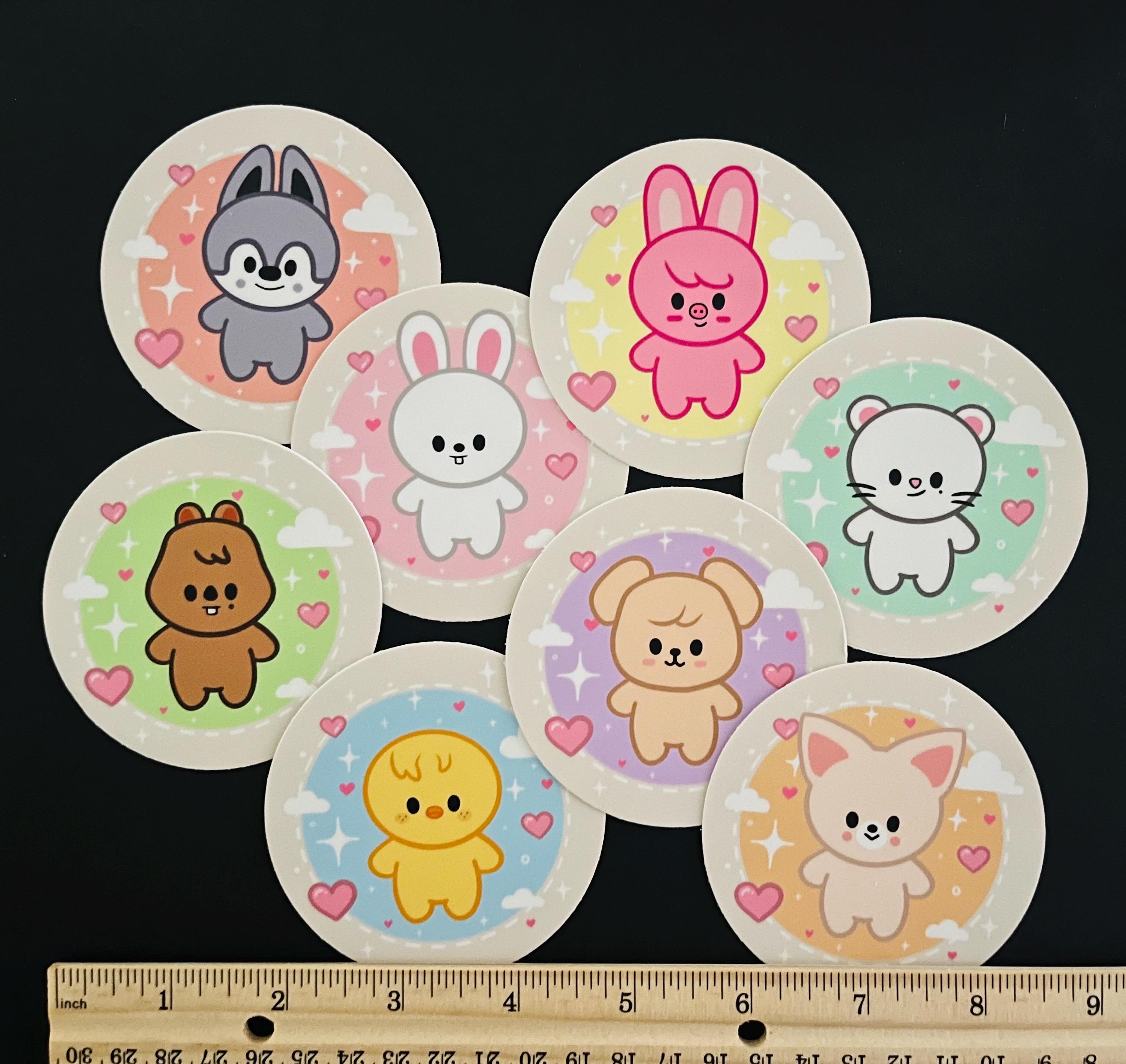 Autocollants en vinyle SKZOO pour enfants errants, cadeaux mignons pour les fans d'enfants errants, Bang Chan Lee Know, Changbin Hyunjin Han Jisung, Felix Seungmin, en SKZ
