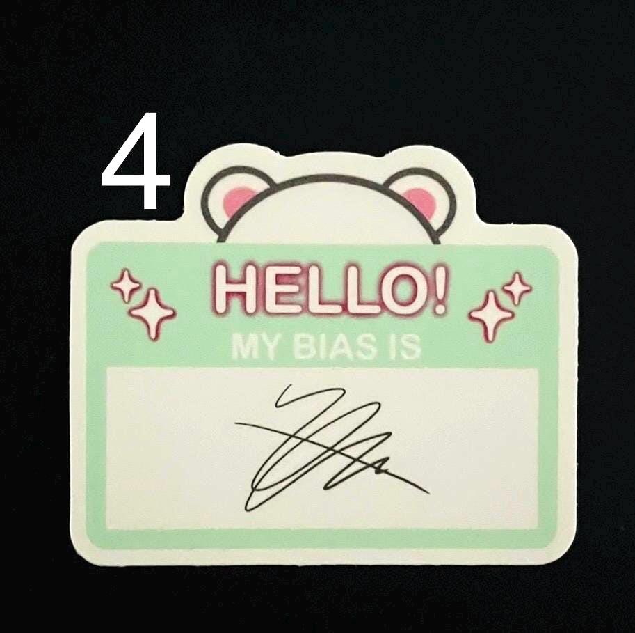 Stray Kids K Pop Skzoo Autograph Bias Vinyl Stickers Gifts for