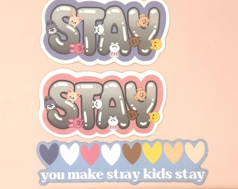 Pegatina de vinilo de Stray Kids Stay, un bonito regalo para fans de SKZOO