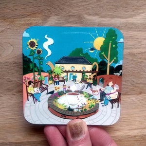 Hillsborough Park Walled Garden Coaster - Hillsborough Coaster - Sheffield Gifts - Sheffield Landmarks - Best of Sheffield