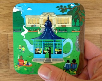 Weston Park Coaster - Sheffield Coaster - Sheffield Gifts - Sheffield Landmarks - Sheffield Present - Teapot Coaster