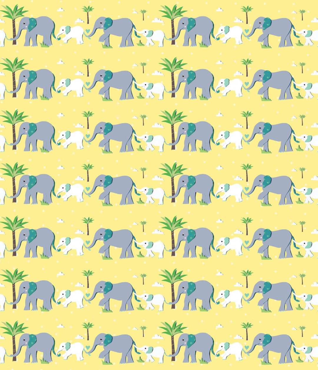 Elephant Wrapping Paper New Baby Wrapping Paper Elephant Gift Wrap New