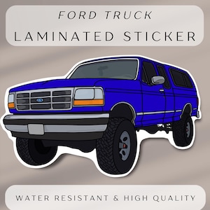 2 Small Truck Stickers Ford Truck Sticker 2 Die Cut Sticker Bundle Garage Decor Sticker Gift for Him Country Girl Sticker Custom Truck