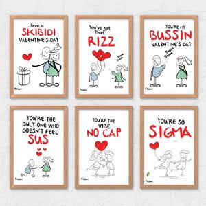 Cartões de Dia dos Namorados para Crianças com Gíria, Cartões de Dia dos Namorados Engraçados para Imprimir em Sala de Aula, Cartões de Dia dos Namorados para Adolescentes e Pré-adolescentes, Cartões de Dia dos Namorados para Meninos, Cartões de Dia dos Namorados Engraçados