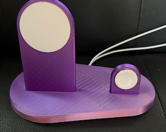 Podstawka ładująca telefon i zegarek