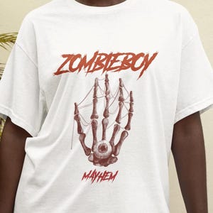 Zombieboy Mayhem Inspired Tshirt Pop Star Merch Graphic Tee Unisex Streetwear Aesthetic Shirt Concert Outfit Music Fan Gift Trendy Pop Shirt