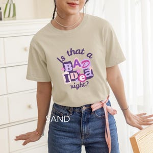 Bad Idea Right Tshirt Olivia Rodrigo Inspired Tee Cute Retro Lyric Graphic Pop Music Aesthetic Top Y2K Concert Outfit Gift Guts Tour Tee