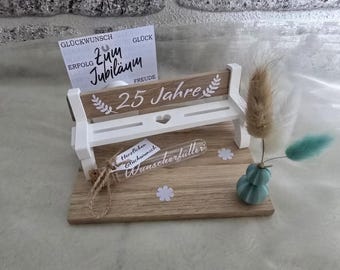 Regalo de aniversario para compañeros de trabajo, aniversario de empresa, aniversario de bodas de plata u oro, juego completo que incluye flores secas.