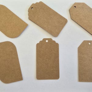 Etichette regalo in carta kraft vuote per scrivere, etichette regalo compleanno, matrimonio, carta kraft, etichette fatte in casa
