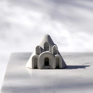 CONEDOME, Mini-architectural Concrete Sculpture