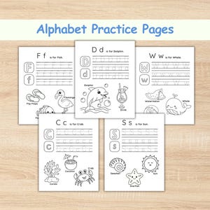Summer Activity Book - 70 Preschool, Kindergarten Summer Worksheets & Fun Games • Fine Motor Skills, Tracing Lines, Handwriting Practice