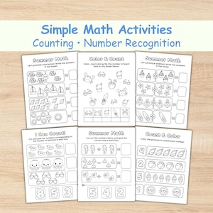 Summer Activity Book - 70 Preschool, Kindergarten Summer Worksheets & Fun Games • Fine Motor Skills, Tracing Lines, Handwriting Practice