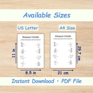 Summer Activity Book - 70 Preschool, Kindergarten Summer Worksheets & Fun Games • Fine Motor Skills, Tracing Lines, Handwriting Practice