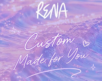 Custom Jewelry Order for Customer | Personalized Handmade Piece | Rena Exclusive Design