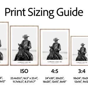 Cowboy Like Me Print | Girly Wall Art (Digital Download) image 2