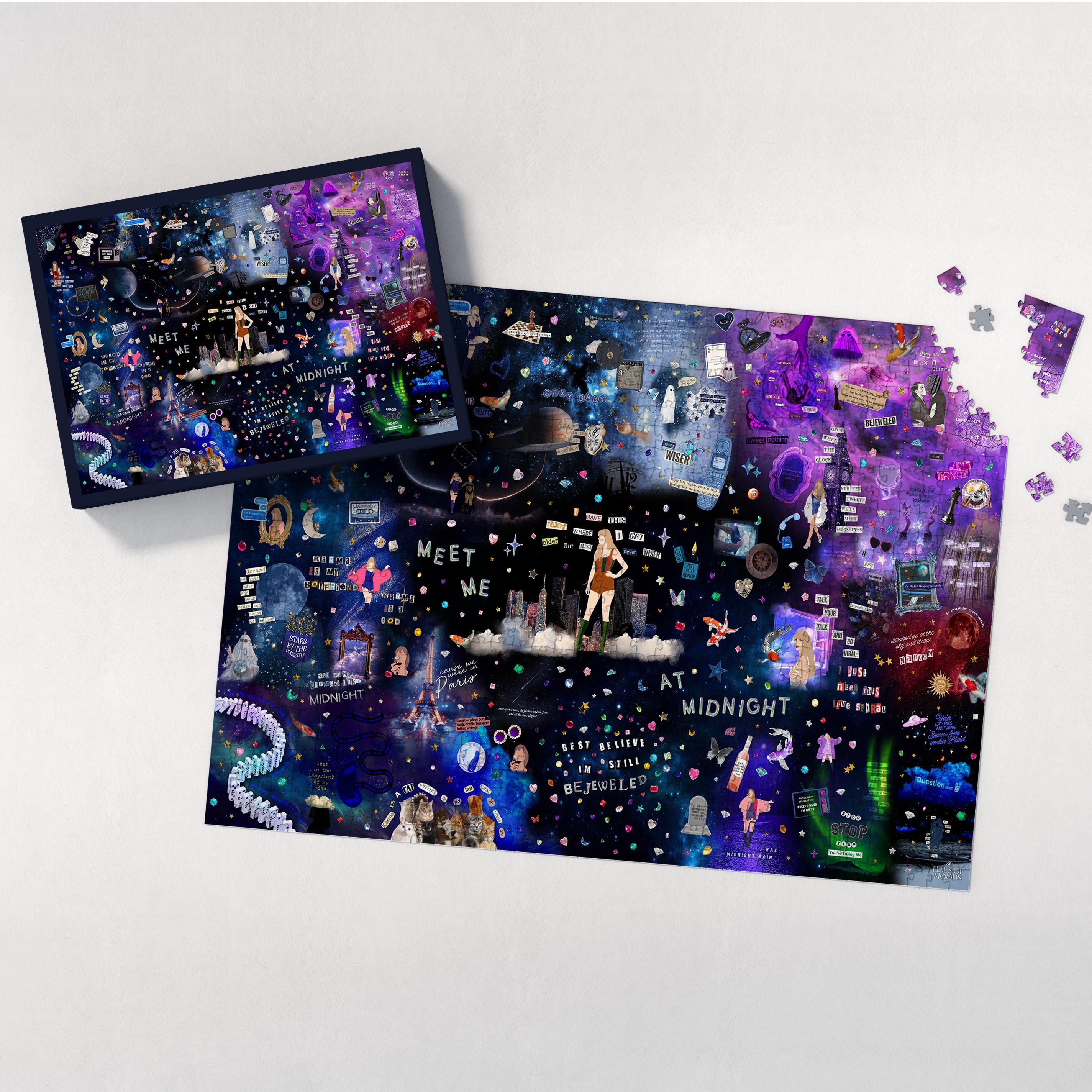 Midnight Era Music Puzzle: Lyrics & Easter Eggs (500/1000 Piece Jigsaw)
