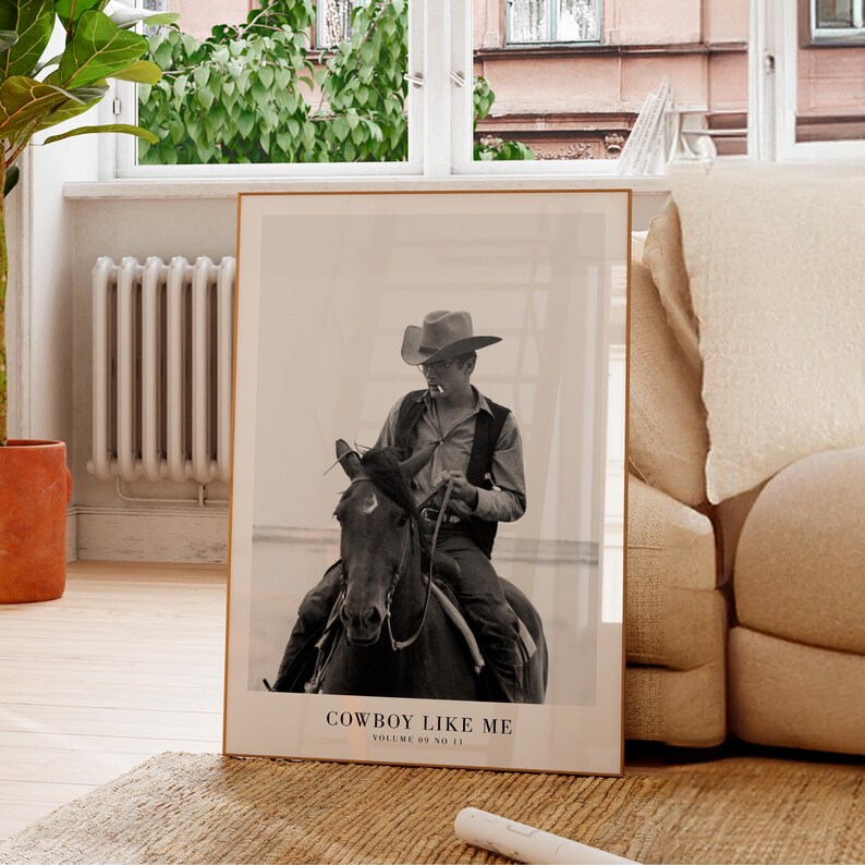 Cowboy Like Me Print | Girly Wall Art (Digital Download) image 4