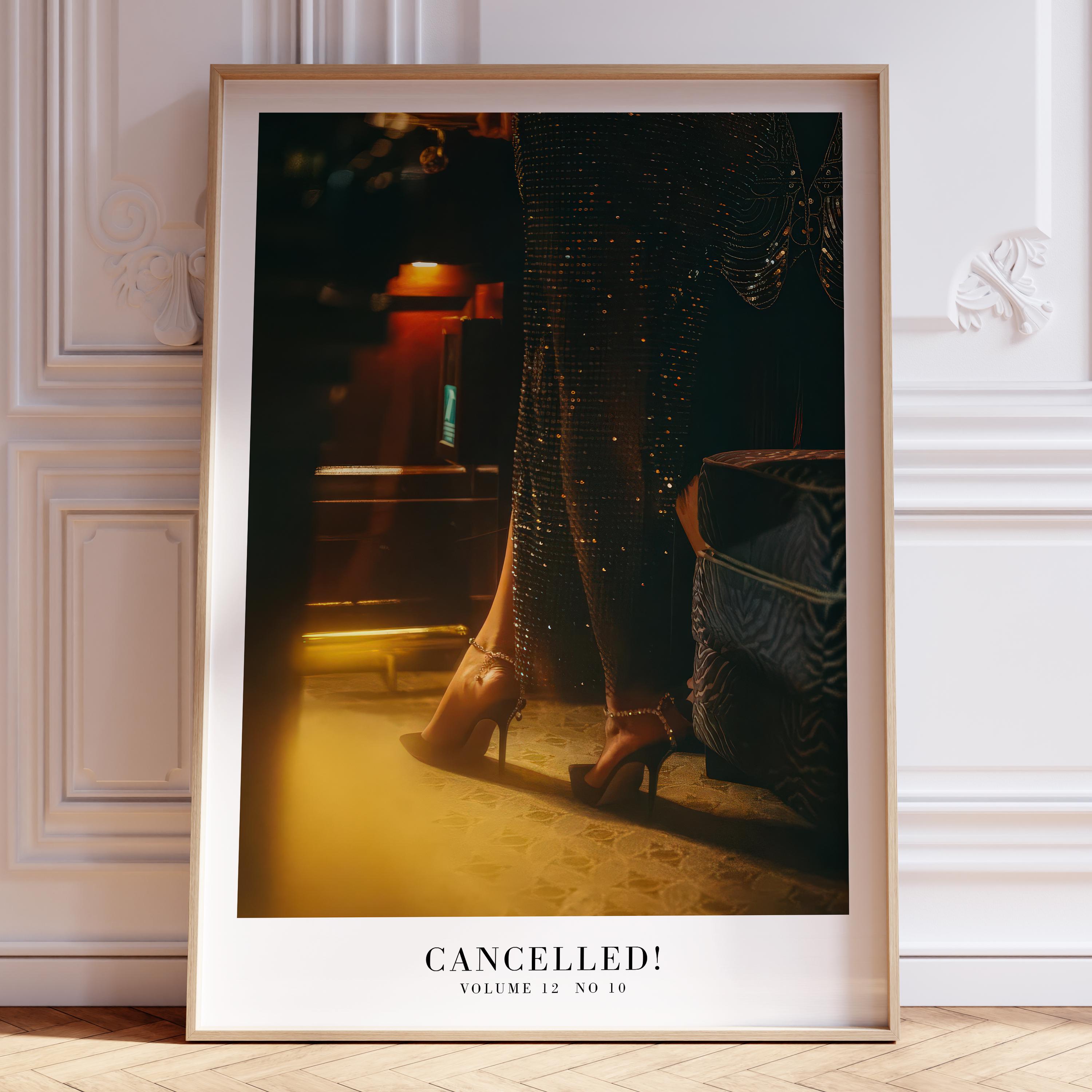Discover Cancelled Song Poster, Vintage Music Bar Cart Wall Art, Retro-Chic Music Print for Music Lovers