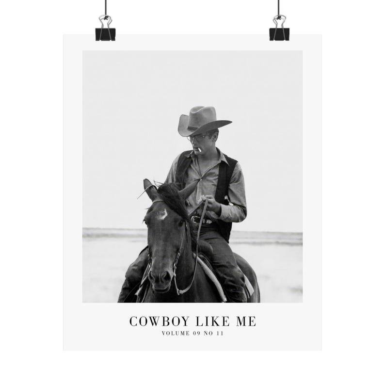 Cowboy Like Me Print | Girly Wall Art (Digital Download) 9" x 11"