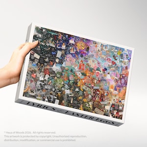 Taylor The Eras Jigsaw Puzzle, Lyrics & Easter Eggs Puzzle (1000, 500) Eras Music Fan Gift,Puzzle Gift for Her, Music Gift, Concert Fan Gift image 8