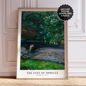 Poster della canzone Fate of Ophelia / Stampa musicale / Arte murale stampabile / Download digitale Stampa a casa / Arte della showgirl di Taylor